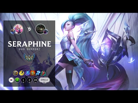 Seraphine Support vs Tahm Kench - KR Challenger Patch 12.20