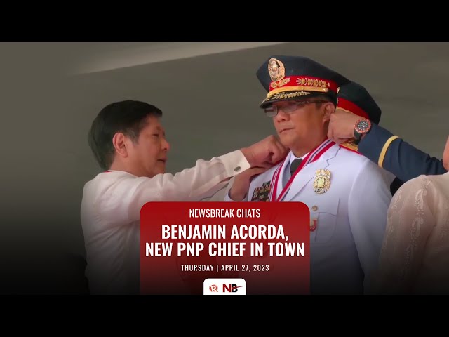 Newsbreak Chats: Benjamin Acorda, new PNP chief in town