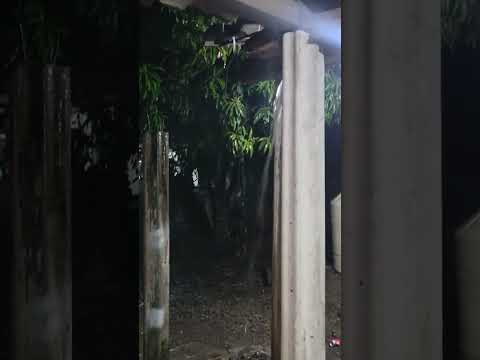 cantón la Ruda municipio de masahuat santa ana, asi la noche de 6 de marzo rica lluvia ☔️