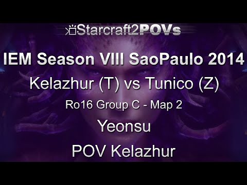 SC2 HotS - IEM VIII SaoPaulo 2014 - Kelazhur vs Tunico - Group C - Map 2 - Yeonsu - Kelazhur