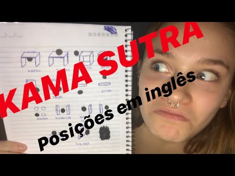 Posições em inglês.
