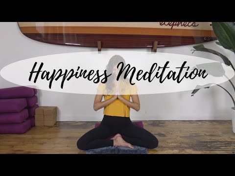 5 Minute Guided Happiness Meditation | Inner SMILE (Melissa Wick)