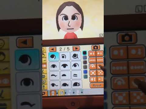 How to create a cute mii/a mii with eyelashes | Tomodachi life