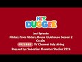 FAKE Hey Duggee Lost Episode Mickey Visits Credits Frisbee TV Channel Italy Airing 16 Only