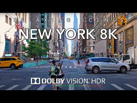 Driving New York City 8K Dolby Vision HDR