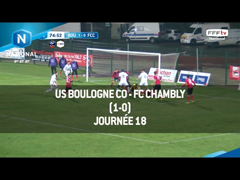 J18 : US Boulogne CO - FC Chambly (1-0), le résumé