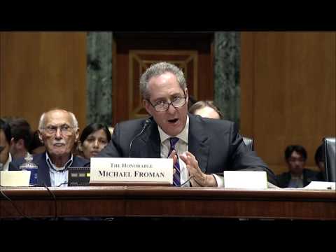 Wyden calls for transparency & modern trade polices from USTR Rep. Froman