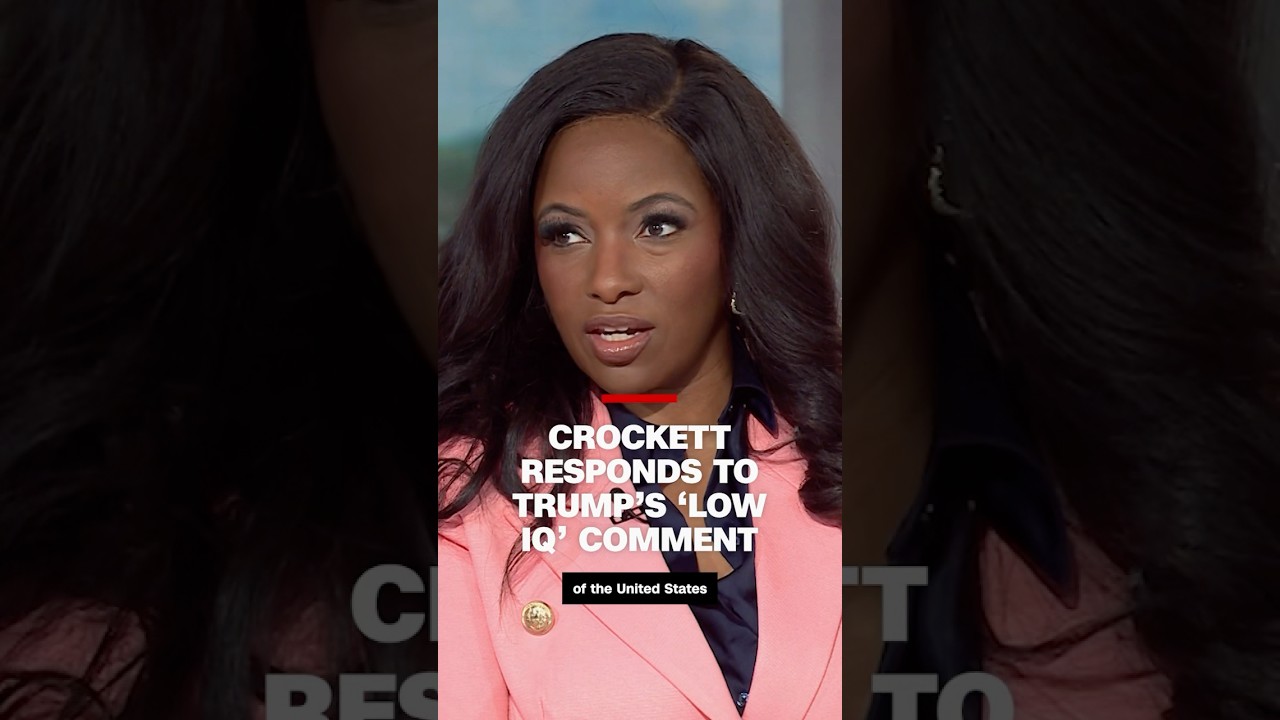 Crockett responds to Trump’s ‘low IQ’ comment