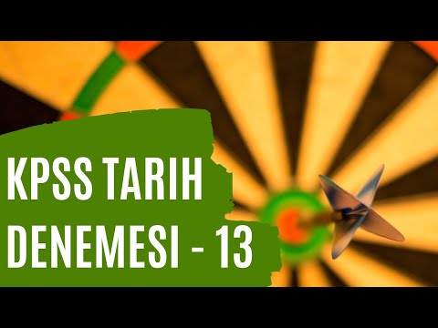 KPSS TARİH DENEMESİ - 13 #kpss #kpss2022 #kpsstarih #kpsslisans #kpssönlisans