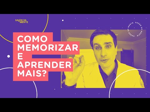 Como memorizar e aprender mais?