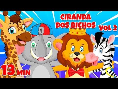 Ciranda dos Bichos vol 2 - Giramille 13 min | Desenho Animado Musical