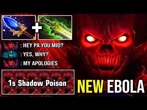 NEW 7.22h Strongest Magical HERO - Shadow Demon Solo Mid 1s CD Poison Deleted PA & BB DotA 2