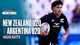 HIGHLIGHTS | New Zealand U20 v Argentina U20 | U20 Rugby Championship, 2026 Thumbnail