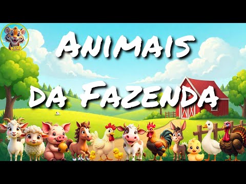 🐎🐓OS ANIMAIS DA FAZENDA🐑🦆 - #MundoMetazoaKids