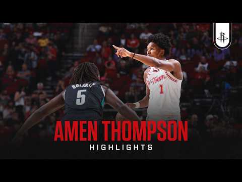 Amen Thompson (26 points) Highlights vs. Portland Trail Blazers
