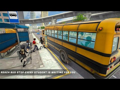Offroad High School Bus Driving Simulator - Android Gameplay