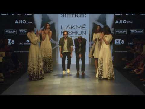 Amrich | Sayantan Sarkar | Soham Dave at Lakme Fashion Week Summer/Resort 2017