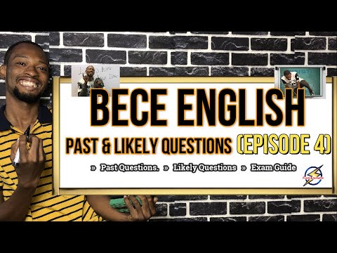 Junior Waec (BECE) English Language Questions | Episode 4
