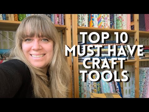 TOP 10 MUST HAVE CRAFT TOOLS: All of the tools you need that I can't live without