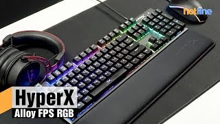 HyperX Alloy FPS RGB Kailh Silver Speed (HX-KB1SS2-RU) - відео 1