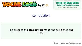 Video thumbnail for compaction
