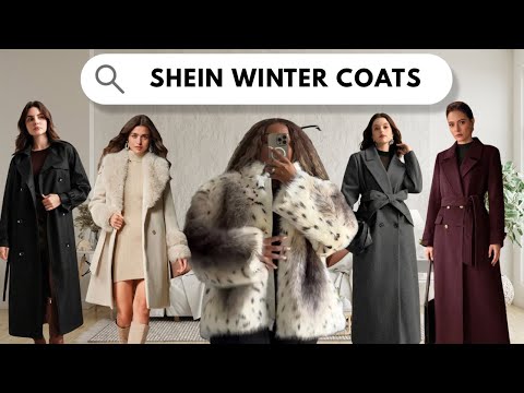 SHEIN WINTER COATS TRY ON HAUL & REVIEW