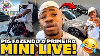 PIGMEU FAZENDO SUA PRIMEIRA LIVE! COMPRANDO SEU NOVO CARRO NIVUS