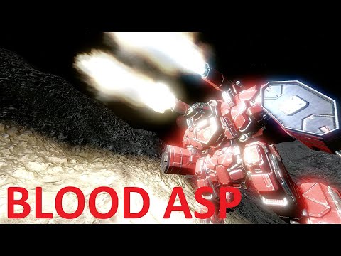 Blood Asp. When firepower is as answer. Ballistic and PPC build.  Mechwarrior Online (MWO).