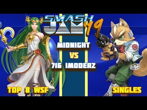 Smash Jam '19 Top 8 WSF - Midnight [PALUTENA] vs 716 iModerz [FOX]