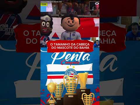 CABEÇA PEQUENA😂 #lucastylty #tyltycomp #bahia #mascote  #futebol #shortsfeed