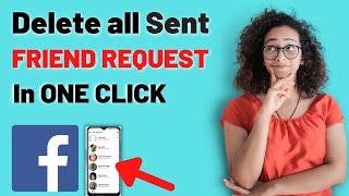 HOW TO CANCEL ALL SENT FRIEND REQUEST ON FACEBOOK IN ONE CLICK 2021 | DELETE JUST IN  1 MINUTE
