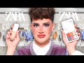 TRYING A FULL FACE OF MAKEUP FROM ZARA