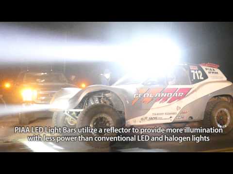 PIAA RF Series LED light bars on the Yokohama Geolander