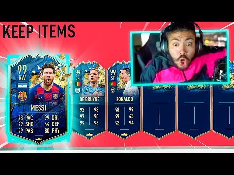 3 x 99 TOTS IN THE SAME PACK!! WTF!! FIFA 20