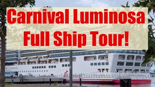 Carnival Luminosa Full Ship Tour - The Good, The Bad and The Ugly!