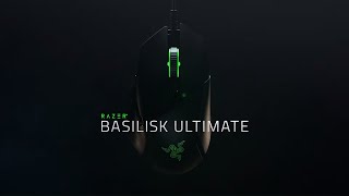 Razer Basilisk Ultimate Wireless Optical Gaming Mouse with HyperSpeed Technology and Charging Dock Black