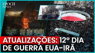 Day 12 of US-Iran war sees attacks on 3 cargo ships and a rise in oil prices.