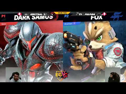 EGVS Weekly #53 Grand Final - Spectral (Samus,Dark Samus) Vs. Momon (Fox) SSBU Ultimate Tournament