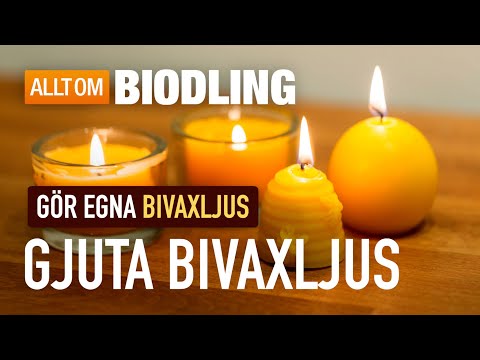 Gjuta bivaxljus - Bivax