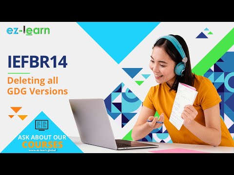 IEFBR14   Deleting all GDG versions