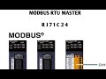 RJ71C24 Modbus RTU Master Setting