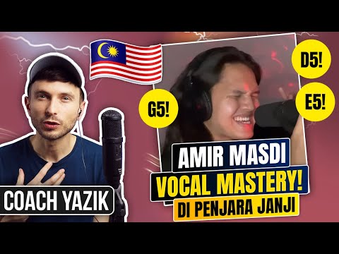 YAZIK reacts to Malaysian Singer Amir Masdi - Di Penjara Janji