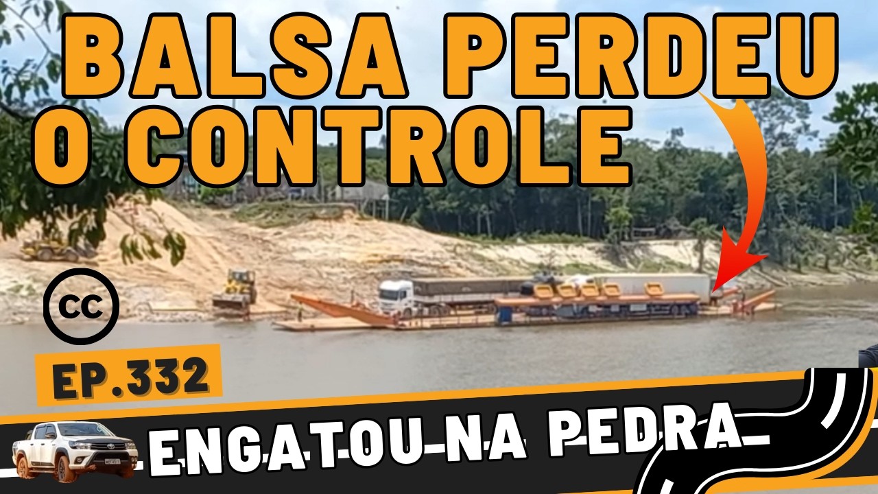 BALSA DO IGAPÓ AÇU PERDE O CONTROLE GIRA E BATE NA OUTRA BALSA