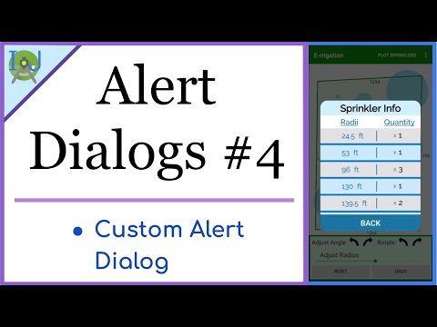 Creating a Custom Alert Dialog | #4