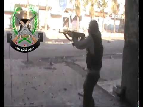 اشتباكات بين مقاتلي سرية فدائيوا درعا وقوات النظام على أحد حواجز درعا المحطة