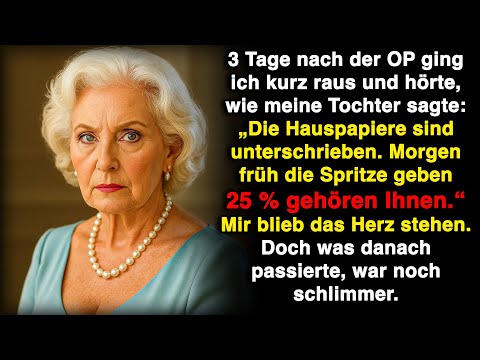 Ich hörte, wie meine Tochter mit dem Chefarzt gemeinsame Sache machte – und lächelte über ihren Plan