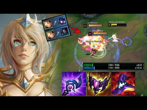 LUX  GamePlay Soloq  -  Playing the whole game in 1v5 how could I carry? /LUX VS Akali -