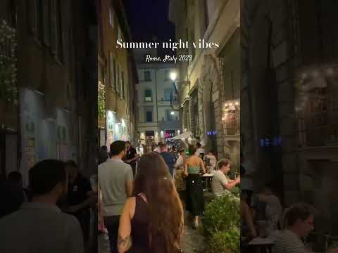 Walking around Rome, Italy at night #italy