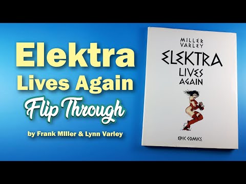 ELEKTRA LIVES AGAIN by Frank Miller & Lynn Varley Epic Comics. MARVEL