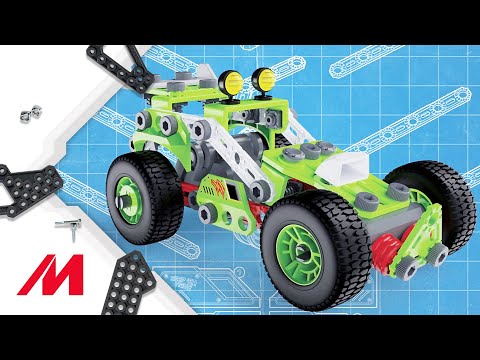 Meccano/Erector Junior | How To Build Pull Back Buggy #1